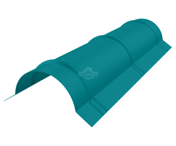 Конек полукруглый малый Полиэстер RAL 5021