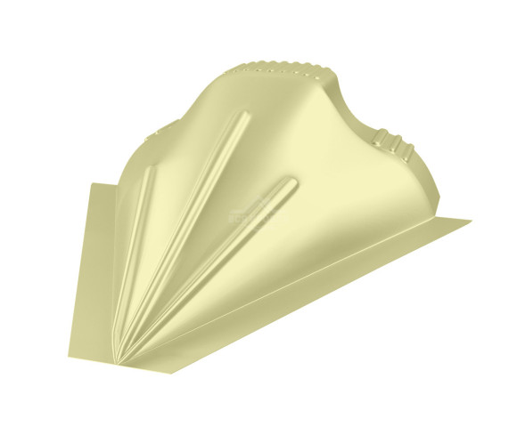 Заглушка конусная для конька ПРЕМИУМ Полиэстер RAL 1014