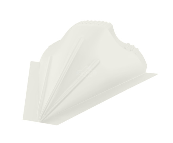 Заглушка конусная для конька ПРЕМИУМ Полиэстер RAL 9002