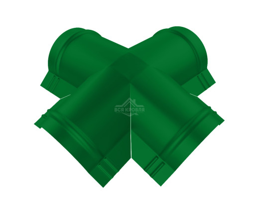 Четверник для конька полукруглого малого Полиэстер RAL 6002