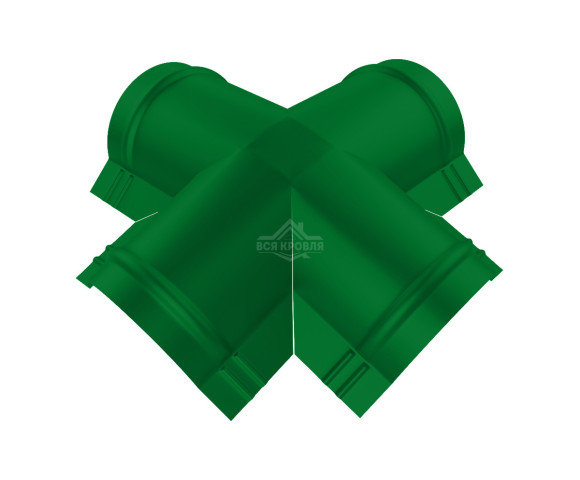 Четверник для конька полукруглого малого Полиэстер RAL 6002