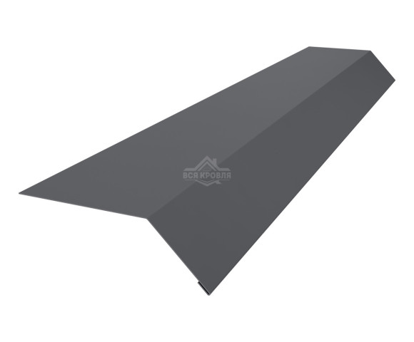 Планка карнизная (капельник) 60х100 Pural RAL 7024