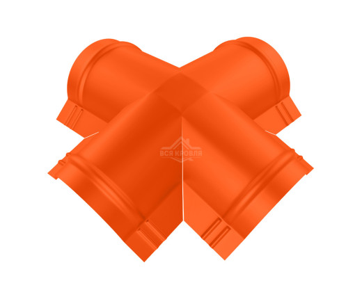 Четверник для конька полукруглого малого Полиэстер RAL 2004