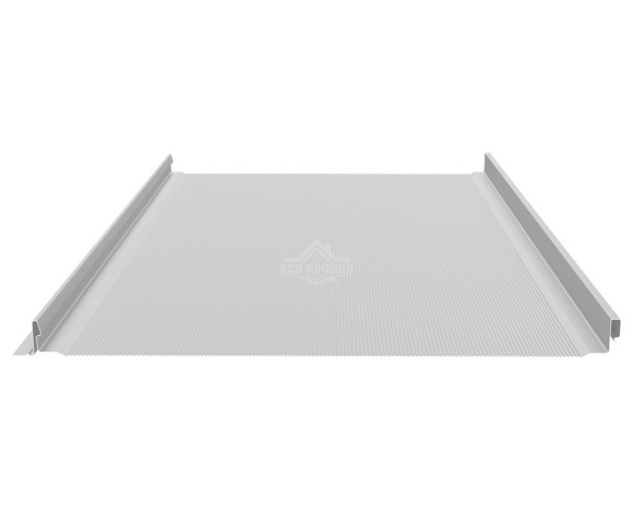 Фальцевая панель (клик-замок) с микрогофрой 0.5 Полиэстер RAL 7035