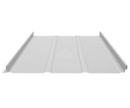 Фальцевая панель (клик-замок) с П-профилем 0.5 Полиэстер RAL 7035