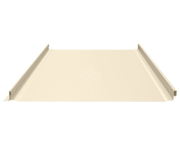 Фальцевая панель (клик-замок) гладкая 0.5 Полиэстер RAL 1015