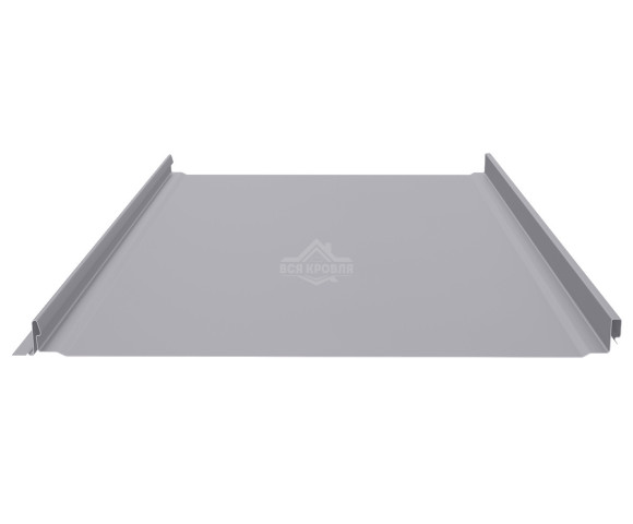 Фальцевая панель (клик-замок) гладкая 0.5 Полиэстер RAL 7004