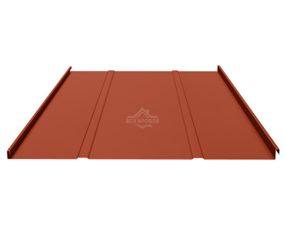 Двойной строячий фальц 0.5 MAT RAL 8004