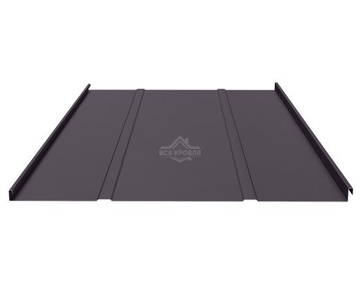 Двойной строячий фальц 0.5 MAT RAL 8019