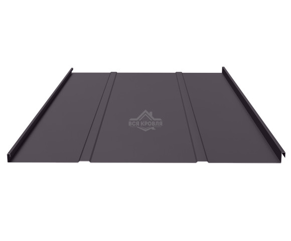 Двойной строячий фальц 0.5 MAT RAL 8019