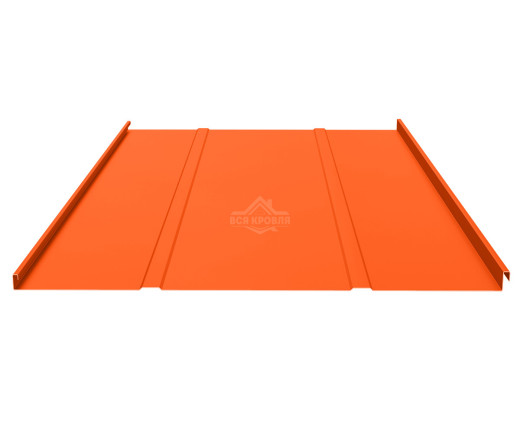 Двойной строячий фальц 0.5 Полиэстер RAL 2004