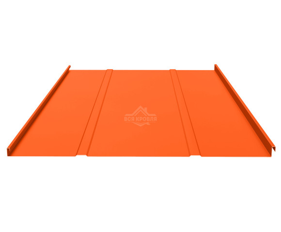 Двойной строячий фальц 0.5 Полиэстер RAL 2004