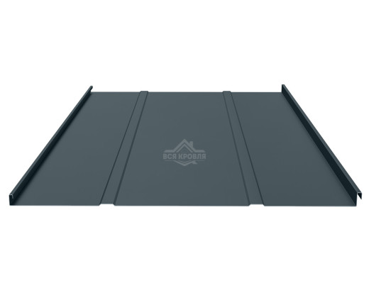 Двойной строячий фальц 0.7 Полиэстер RAL 7016