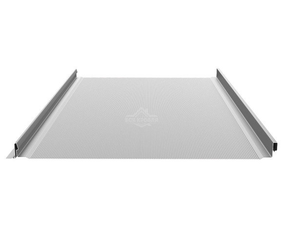 Фальцевая панель (клик-замок) с микрогофрой 0.5 Zn