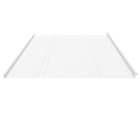 Двойной строячий фальц 0.6 Полиэстер RAL 9003