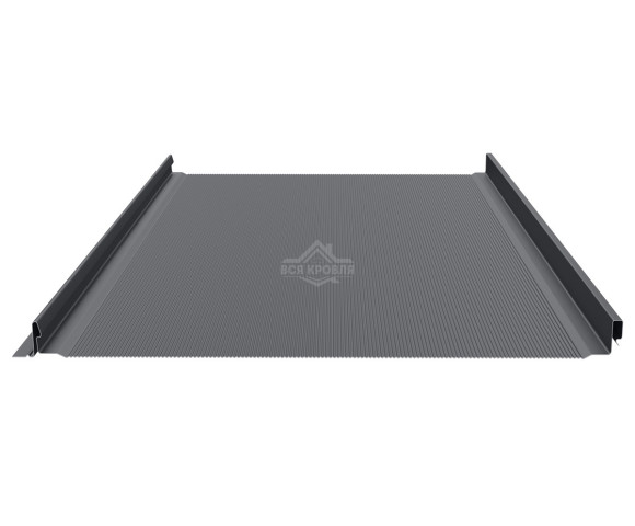 Фальцевая панель (клик-замок) с микрогофрой 0.5 MAT RAL 7024