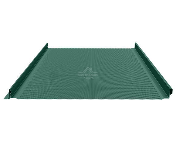 Фальцевая панель (клик-замок) с микрогофрой 0.5 Pural RAL 6005