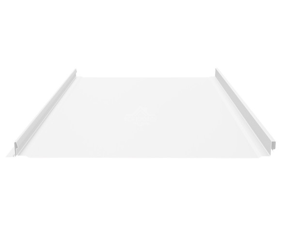 Фальцевая панель (клик-замок) гладкая 0.45 Полиэстер RAL 9003