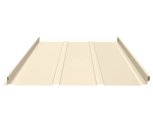 Фальцевая панель (клик-замок) с П-профилем 0.5 Полиэстер RAL 1015