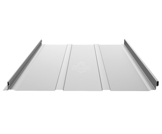 Фальцевая панель (клик-замок) с П-профилем 0.5 Zn