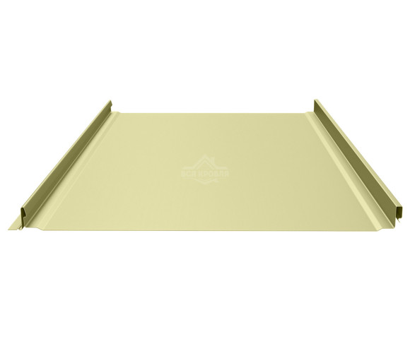 Фальцевая панель (клик-замок) гладкая 0.5 Полиэстер RAL 1014