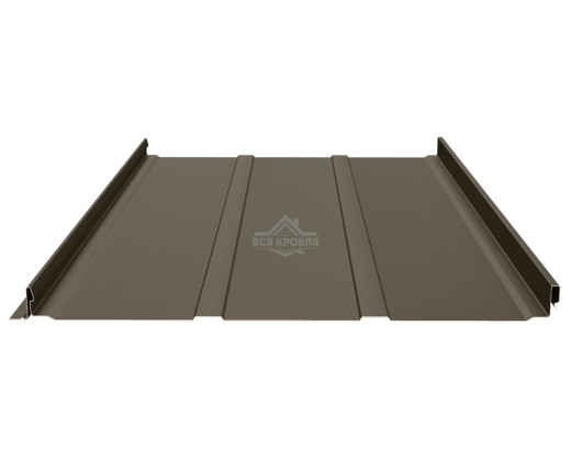 Фальцевая панель (клик-замок) с П-профилем 0.5 Полиэстер двусторонний RR-32