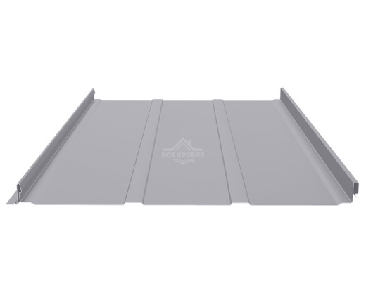 Фальцевая панель (клик-замок) с П-профилем 0.5 Полиэстер RAL 7004