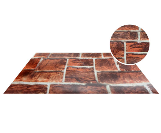 Гладкий лист 0.5 Printech Кирпич