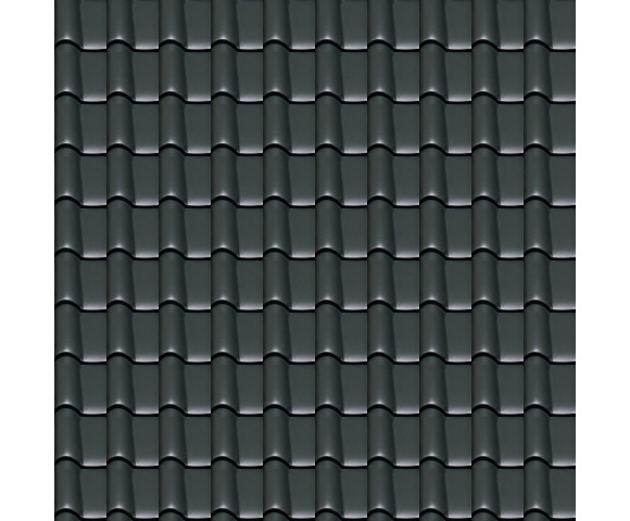 Керамическая черепица Марусо Калифорния Newcera ECO матовый черный