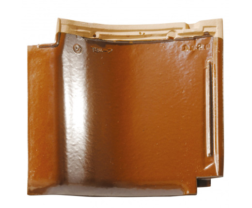 Керамическая черепица Марусо Самурай TS-Roof коричневый глянец