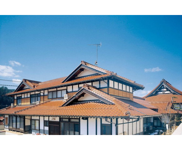 Керамическая черепица Марусо Самурай TS-Roof коричневый глянец