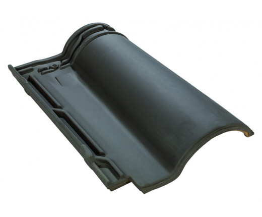 Керамическая черепица Rongguan Roman черно-коричневый