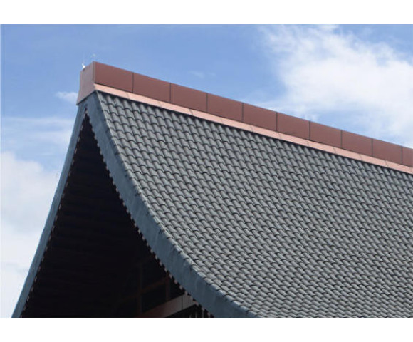 Керамическая черепица Rongguan Roman черно-коричневый