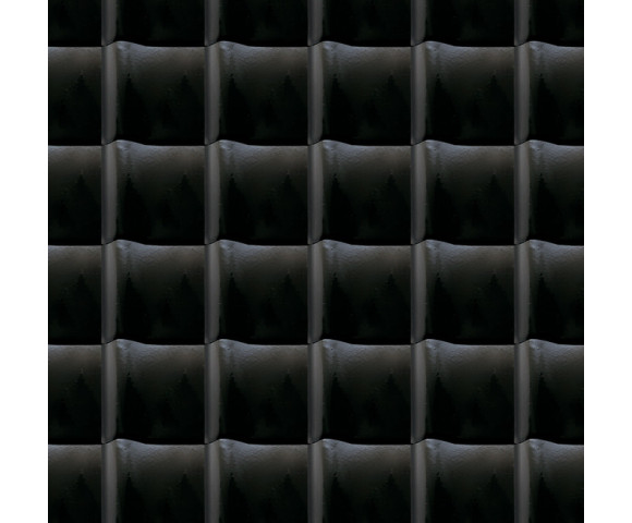 Керамическая черепица Марусо Самурай TS-Roof черный глянец