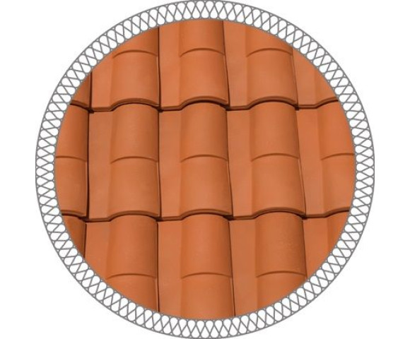 Керамическая черепица Mladost MAESTRAL ЛЮКС Красный