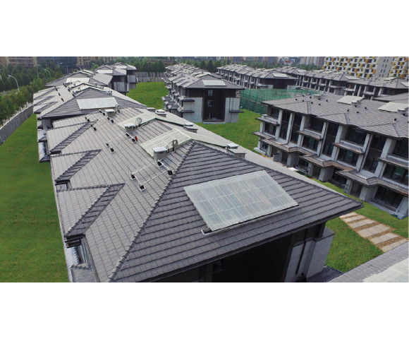 Керамическая черепица Rongguan Flat черно-коричневый