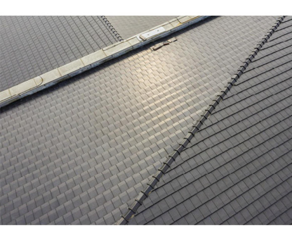Керамическая черепица Rongguan Flat алмазно-черный