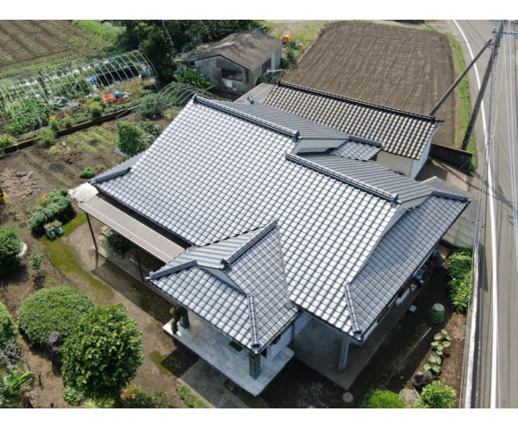 Керамическая черепица Марусо Самурай TS-Roof серебристо-черный