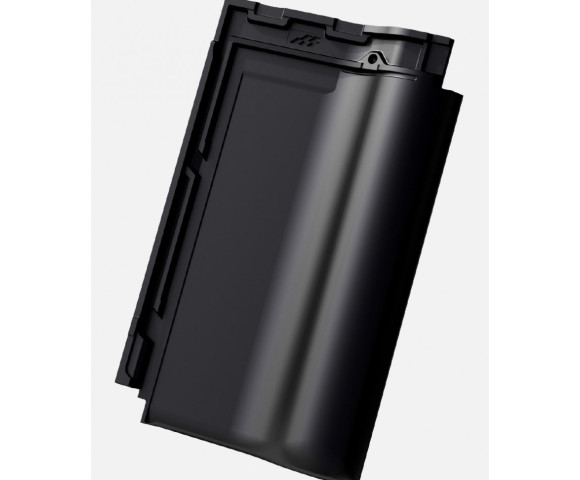 Керамическая черепица Mladost Mediteran PRO Black Matt engobe