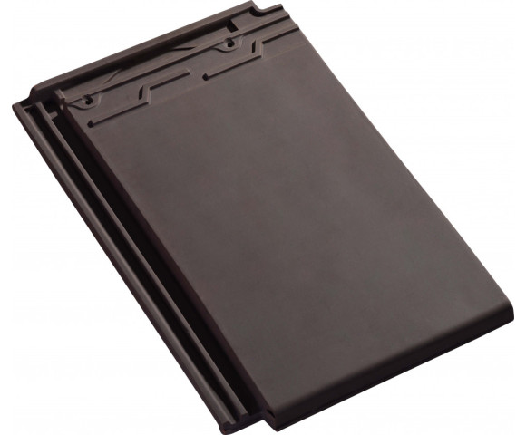 Керамическая черепица Rongguan Flat темно-серый