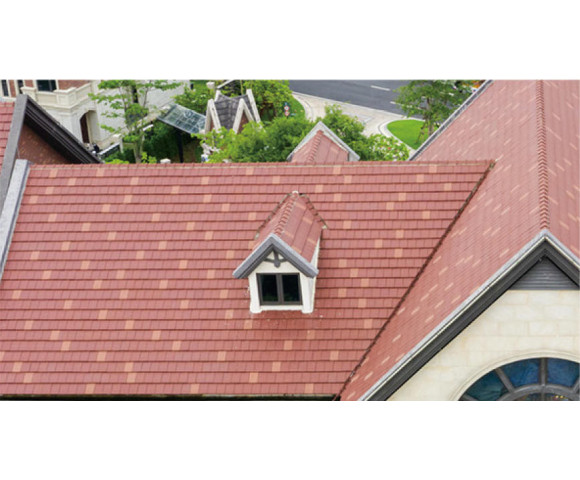 Керамическая черепица Rongguan Flat вишня