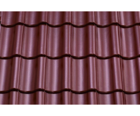 Керамическая черепица ABC TG 10 марон