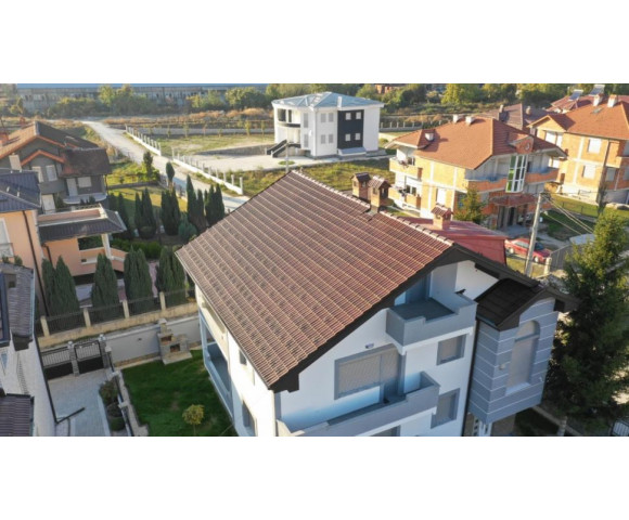 Керамическая черепица Mladost Континентал ЛЮКС коричневый