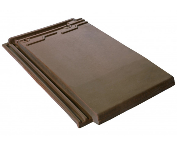 Керамическая черепица Rongguan Flat светлый кофейный