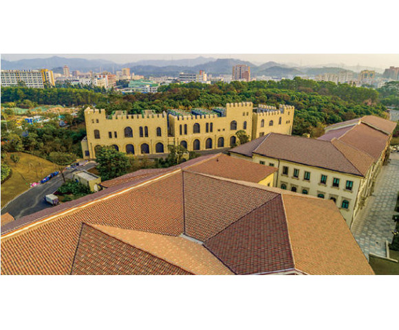 Керамическая черепица Rongguan Roman медный