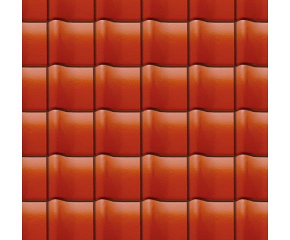 Керамическая черепица Марусо Самурай TS-Roof глянцевый красный