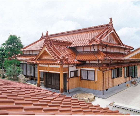 Керамическая черепица Марусо Самурай TS-Roof глянцевый красный