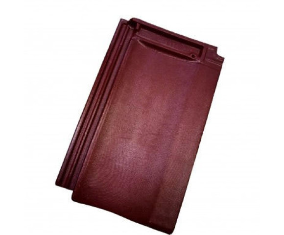 Керамическая черепица Mladost Континентал ЛЮКС вишневый