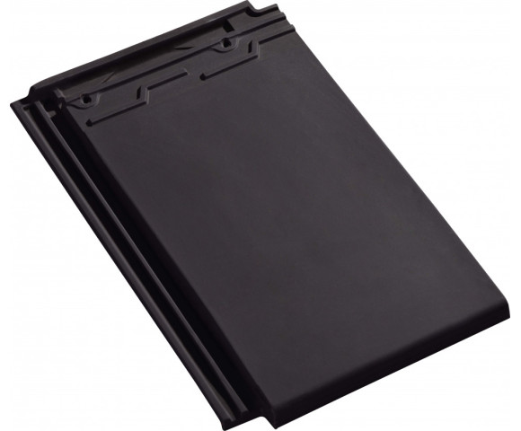 Керамическая черепица Rongguan Flat глубокий черный