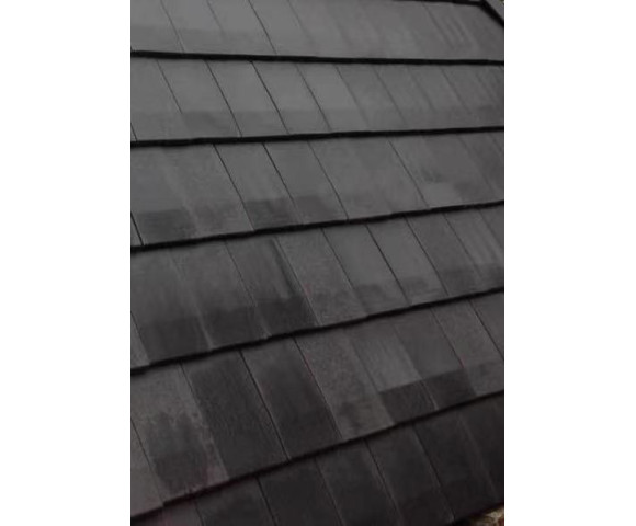 Керамическая черепица Rongguan Flat глубокий черный